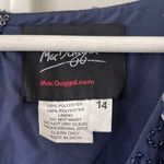 Mac Duggal NWT  10740 Beaded Long Sleeve Fit & Flare Evening Gown Dress Size 14 Photo 4