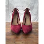 Jessica Simpson Port Red Centella Tassels Leather Pump Stiletto Heel Shoes 7.5M Photo 4