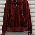 Champion  Sweatshirt Women's Size Small Burgundy Quarter Zip Sweater Gorpcore Photo 0