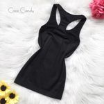 Forever 21 🔃 Active Racerback Black Tank Top Photo 2