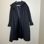 Women's Vintage Coat Wool 4x Peter Pan Round Color Long Preppy Classic Botany Gray Photo 1