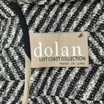 Dolan Left Coast Collection Black White Herringbone Knit Blazer Medium Casual Photo 4