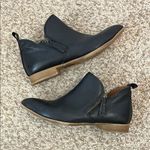 Bueno Footwear Vale Leather Black Minimal Ankle Boots - Size 38 EU 7 US Photo 1