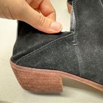 Sam Edelman Black Suede Leather Ankle Boots Womens 10 Fall Booties Western Photo 1