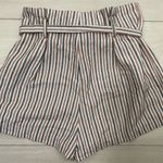 Free People  Striped Paperbag Shorts Photo 1