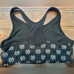 PINK - Victoria's Secret Victoria’s Secret PINK Ultimate Zip Front Sports Bra Logo Print Size L Photo 1