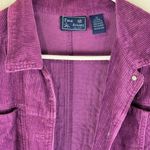 Jane Ashley Vintage Corduroy Jean Jacket Handmade Crocheting Women’s Size Small Photo 6