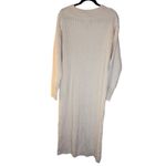 River Island  Dawn Long Sleeve Rib Maxi Sweater Dress - Cream Size M Photo 6