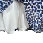 DKNY  Blue Black Speckled Pleated Sleeveless Dress 10 Photo 4