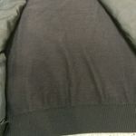 Ralph Lauren LAUREN  Sweater Cardigan Leopard Quilted Velvet Black size med Photo 4