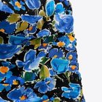 ZARA Blue Floral Layered Mini Skirt XS Photo 7