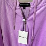 Generation Love Primrose Hoodie Lilac Crushed Velvet Size Small Photo 6