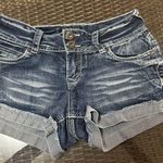 Wild Flower Denim Shorts Photo 0