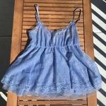 Free People periwinkle lace tank top Photo 0