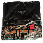 Black 100% Cotton Cowboy Longhorn Graphic T Shirt Round Neck Short Sleeve Boho Photo 7