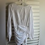 House Of CB 'Chambery' White Backless Ruched Mini Dress XS Photo 4