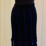 Chelsea and Theodore black/blue “car wash” skirt. Black Photo 3