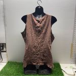 Bisou Bisou Y2K Lace Floral Silk Cami Tank Top Photo 3