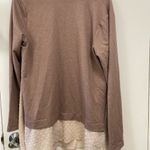 LOGO By Lori Goldstein Logo Lori Goldstein women’s cardigan sweater flowy eyelet material sz small Photo 6