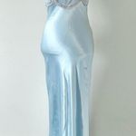 Vintage Blue Prom Dress Size XS Photo 2