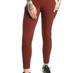 Athleta Trekkie Hybrid Crop Tight Legging Pocket Ripstop High Cognac Brown 6 Photo 0