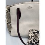 Kate Spade Kate Spade New York Monet 3-compartment Purse White Snakeskin w/Python Wallet Photo 2