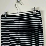 Marine layer  Black And‎ White Striped Pencil Skirt Photo 4
