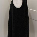 Loft NWT Black Sparkle Swing Sleeveless Dress Sz M Photo 2