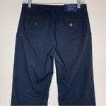 Gap NWT Women’s Size 28 Navy Blue Flat Front Straight Fit Stripe Pants Photo 5