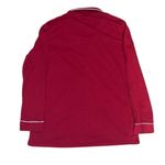 Indefini Red long sleeve cotton pajama shirt Size M Photo 1
