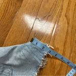 ZARA Rhinestone Fireworks Blue Denim Ripped Jean Shorts Sz 40/ US 8 Photo 11