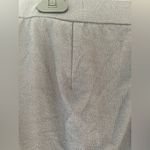 Eileen Fisher gray straight leg pull on pants, pockets, elastic waist; size S Photo 2