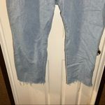 SheIn Light Wash Denim Raw Hem Cropped Jeans 3XL Photo 4