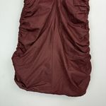 ZARA NWT  Brown Ruched Ruffle Mini Dress Sz XS Photo 11