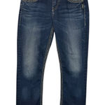 Silver Jeans Co  Womens Suki Mid Capri Jeans Blue Wash Stretch Size 26 Photo 0