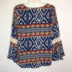 Pink Owl Womens Bell Sleeve Top Size Small Photo 3