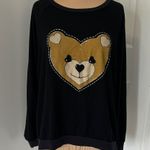 Lauren Moshi  Teddy Bear Loveable Crewneck Sweatshirt Photo 0