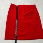 Trina Turk  Faux Wrap Mini Skirt Size 0 Classic Office Holidays Valentines Day Photo 11