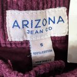Arizona Jeans NWT Arizona Wide Leg Corduroy Pants Juniors 5 Burgundy High Rise Boho Retro 90s Photo 5