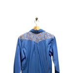 Desert West Button Down Western Shirt Blue Size XS Vintage Retro Festival Rodeo Photo 9