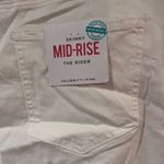 Celebrity Pink  Mid-Rise The Rider Skinny Stretch Ankle Jeans Optic White Size 18 Photo 10