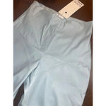 Paris Georgia Faux Leather Bootleg Pants in Mineral Blue Medium New Trousers Photo 5