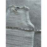 Madewell  Crochet Tank Top Knit Crewneck Sweater Boho Ivory Racerback NO992 XXS Photo 7