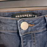 Prosperity Womens Ashley Dark Wash Release Hem Skinny, US size 6/EU Size 28, EUC Photo 2