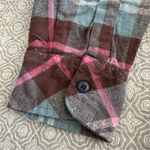 NEW! Matchstick Women’s Plaid Flannel Shirt 100% Cotton Blue Pink Size XS Photo 9