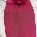 Wow Couture Hot Pink Midi Bandage Skirt Photo 1