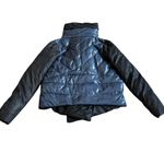 BB Dakota Steve Madden Cecile Puffer Coat Jacket Colorblock Blue Black Med NWOT Photo 8