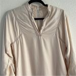 Vintage 60s 70s Silk Cream Off Photo 12