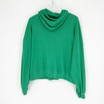 Urban Outfitters Out From Under Kelsey Oversized Zip Up Terry Sweatshirt S Green Photo 2