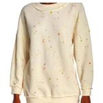 Free People  Movement Make it Count Splatter Paint Sweatshirt Photo 1